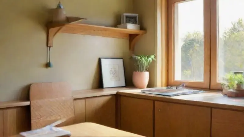 Hogar acogedor y funcional con energía renovable